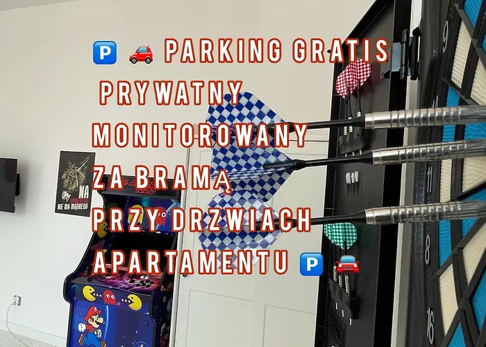 Apartament Oaza Resetu Free Parking Przy Drzwiach Game Zone 45m2 Do 4 Osób